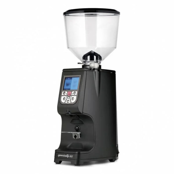 EUREKA ATOM SPECIALTY 65 WITH FLAT BLADES - BLACK - The Coffee Machine Collective