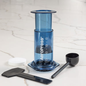 AEROPRESS CLEAR BLUE COFFEE MAKER - The Coffee Machine Collective