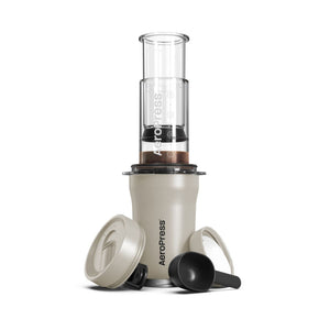 AEROPRESS GO PLUS TRAVEL COFFEE PRESS - CREAM - The Coffee Machine Collective