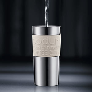 BODUM VACUUM TRAVEL PRESS SET COFFEE MAKER, 0.35 L, 12 OZ - S/S