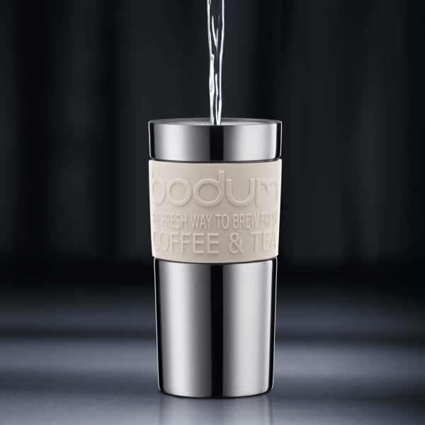 BODUM VACUUM TRAVEL PRESS SET COFFEE MAKER, 0.35 L, 12 OZ - S/S