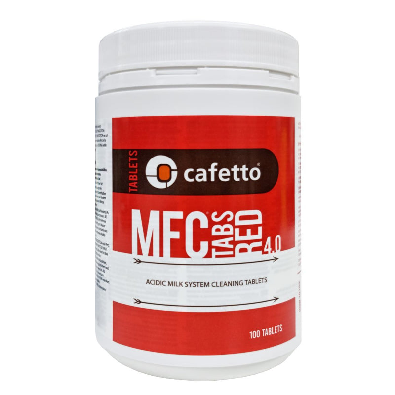 CAFETTO MFC TABLETS RED TUB OF 100 - 4.0 GRAM - The Coffee Machine Collective