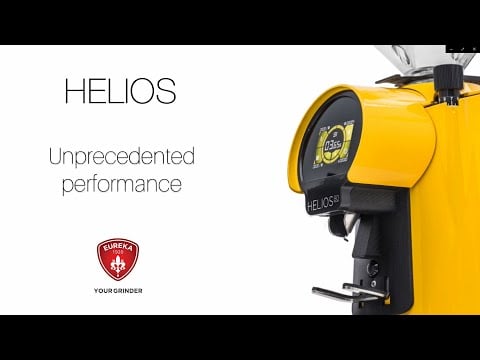 EUREKA HELIOS 65 COFFEE GRINDER - YELLOW - The Coffee Machine Collective