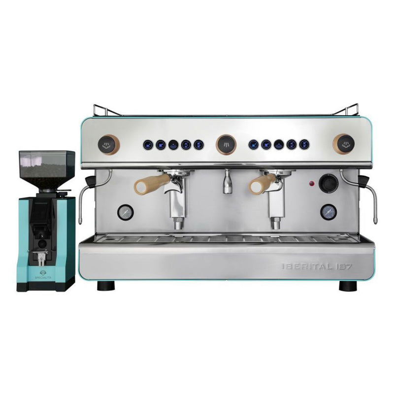 EUREKA MIGNON SPECIALITA COFFEE GRINDER - TIFFANY BLUE - The Coffee Machine Collective
