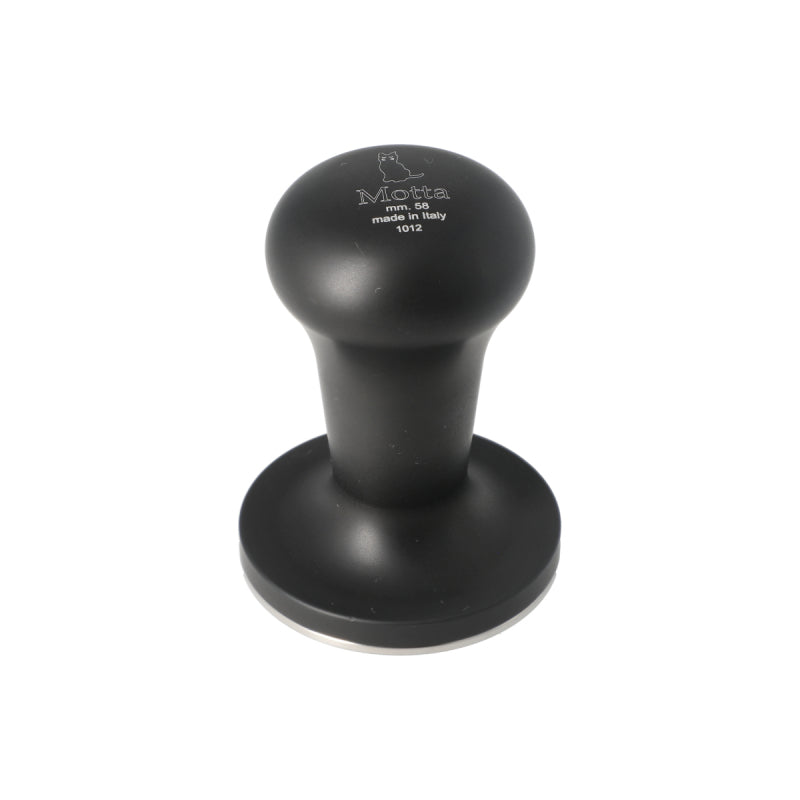 MOTTA COFFEE TAMPER FLASH WITH ALUMINIUM HANDLE 58MM - BLACK - The Coffee Machine Collective