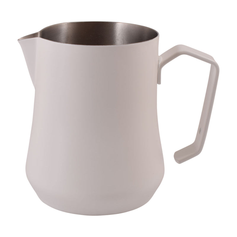MOTTA TULIP MILK JUG 350ML - WHITE - The Coffee Machine Collective