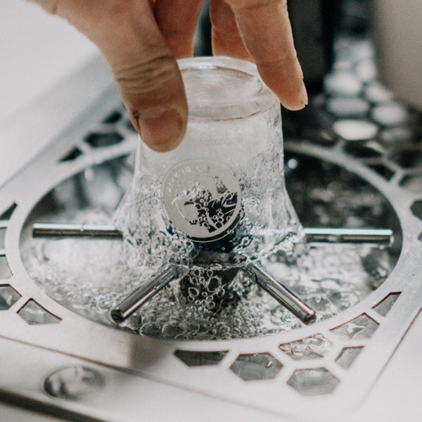 RHINO RECESSED PITCHER RINSER 600M WITH SPIN JET - The Coffee Machine Collective