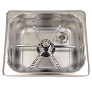 RHINO SQUARE PITCHER RINSER 150MM - The Coffee Machine Collective