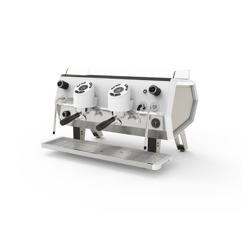 Sanremo D8 plus white/Champagne Espresso machine - The Coffee Machine Collective