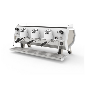 Sanremo D8 plus white/Champagne Espresso machine - The Coffee Machine Collective