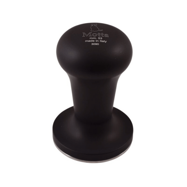 MOTTA COFFEE TAMPER FLASH WITH ALUMINIUM HANDLE 53MM - BLACK - The Coffee Machine Collective