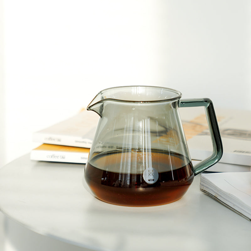 TIMEMORE COFFEE SERVER 600ML - TRANSPARENT BLACK - The Coffee Machine Collective