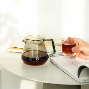 TIMEMORE COFFEE SERVER 600ML - TRANSPARENT BLACK - The Coffee Machine Collective