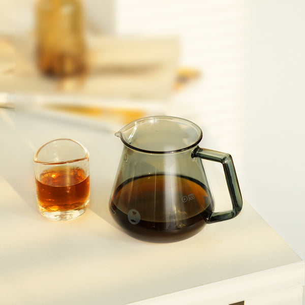 TIMEMORE COFFEE SERVER 600ML - TRANSPARENT BLACK - The Coffee Machine Collective