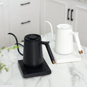 TIMEMORE FISH SMART ELECTRIC POUR OVER KETTLE - WHITE 600ML - The Coffee Machine Collective
